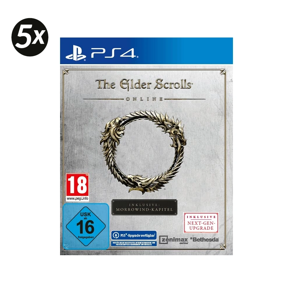 The Elder Scrolls Online Spielcover für PS4 mit Altersfreigabe 16.