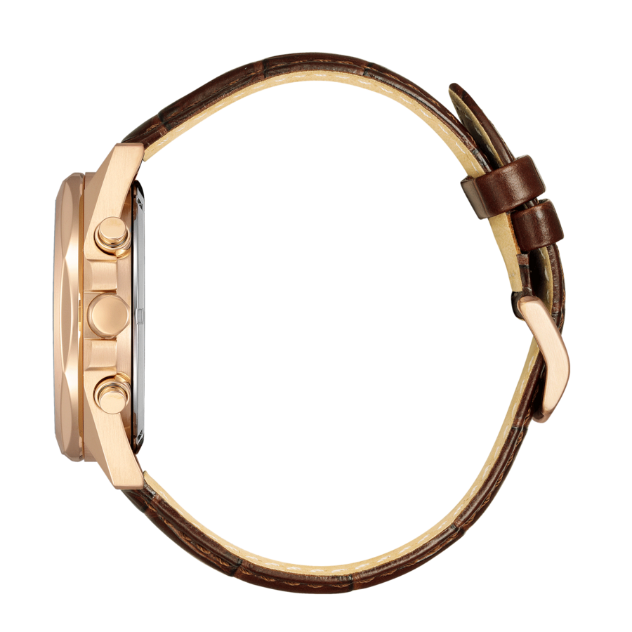 CITIZEN Armbanduhr CA4593-15A Solaruhr Chronograph Lederarmband 41mm B-Ware