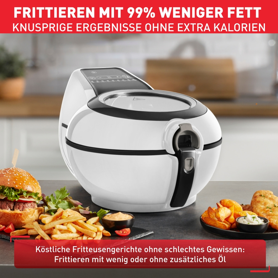 TEFAL 2in1 Heißluftfritteuse YV970015 Air Fryer Fritteuse mit Heißluft 1500 Watt