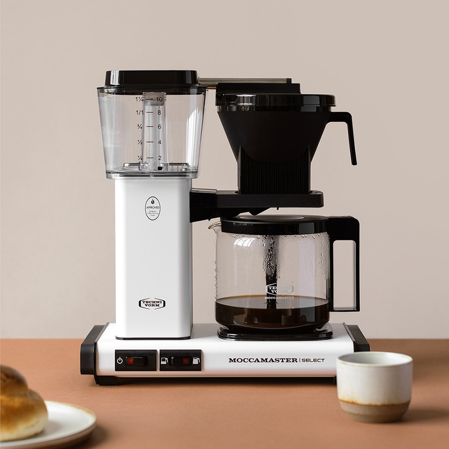 MOCCAMASTER Filterkaffeemaschine KBG Select Matt White 1,25L matt weiß B-WARE