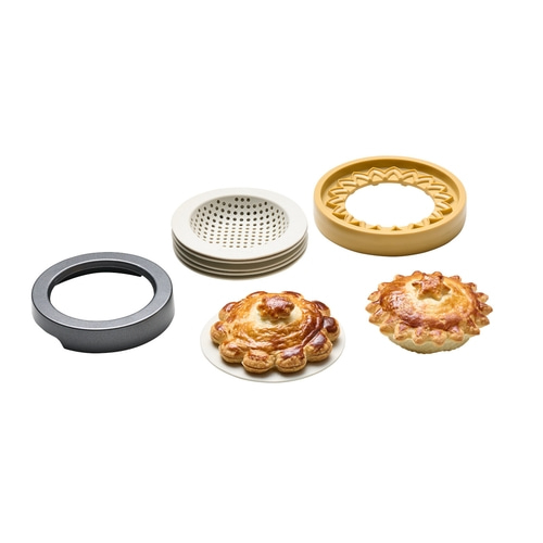 BETTY BOSSI Wende-Ausstecher Teigtaschen Päckli Maker Silikonbackform Set