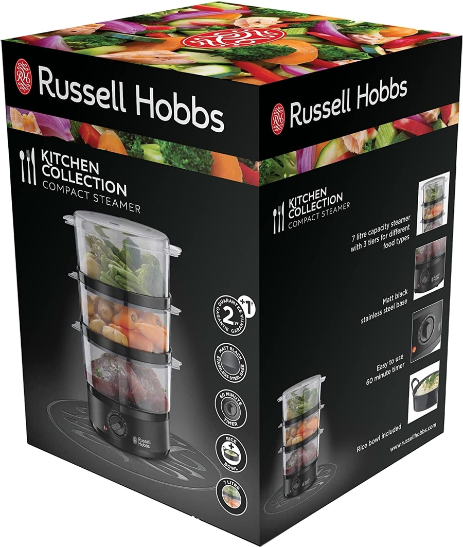 RUSSELL HOBBS 26530-56/RH Compact Steamer matt 7 Liter schwarz