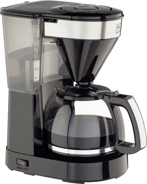 MELITTA Filterkaffeemaschine 1023-04 Easy Top Schwarz-Edelstahl 1080 W