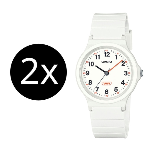 2x CASIO Kinder Armbanduhr TIMELESS COLLECTION LQ-24B-7BEF Quarzuhr weiß B-WARE 2x CASIO Kinder Armbanduhr TIMELESS COLLECTION LQ-24B-7BEF Quarzuhr weiß B-WARE