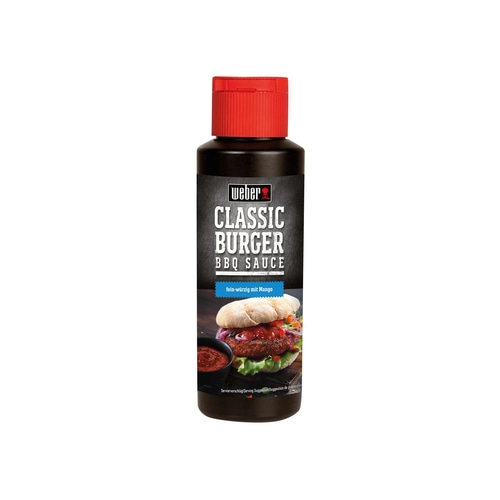 6x 300 ml Weber Sauce Classic Burger BBQ Grillsauce Burger Saucen Flasche würzig