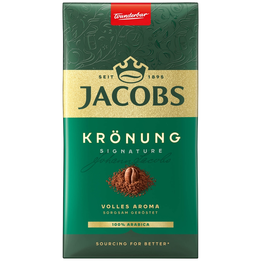 JACOBS Filterkaffee Krönung Röstkaffee gemahlen 100% Arabica klassich 6 x 500 g