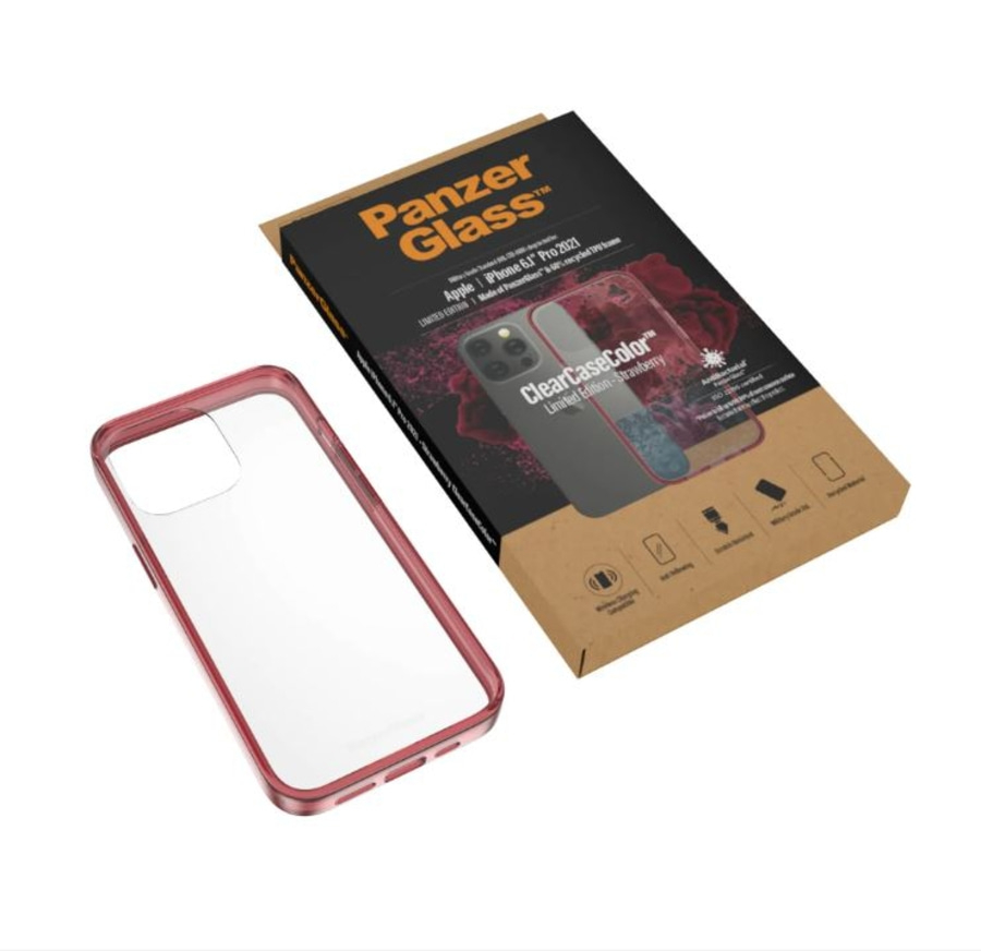 PanzerGlass™ ClearCaseColor™ Apple iPhone 13 Pro Schutzhülle rot Limited Edition
