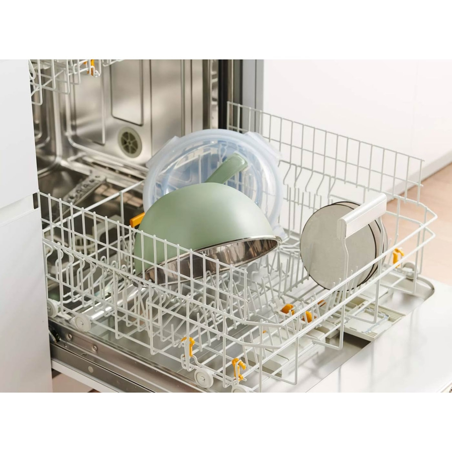 BETTY BOSSI Edelstahlschüssel mit Transportdeckel Rührschüssel Salat Ø 27 cm