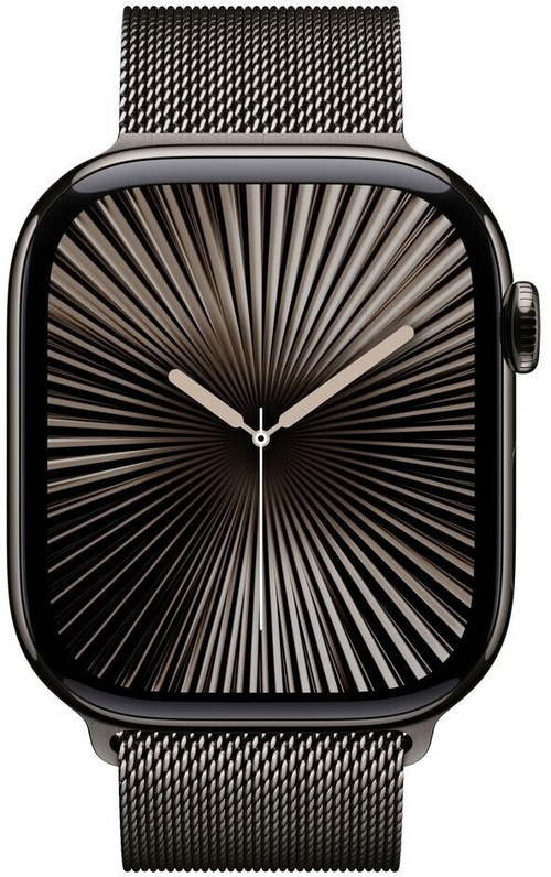 APPLE Watch S10 GPS+Cell 46 mm Titan Milanaisearmband schiefer MWYW3QF/A B-Ware