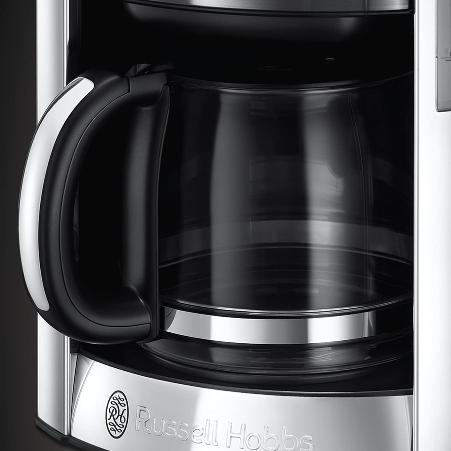 RUSSELL HOBBS Kaffeemaschine Luna Moonlight Grey 23241-56 Timer 12 Tassen 1000W