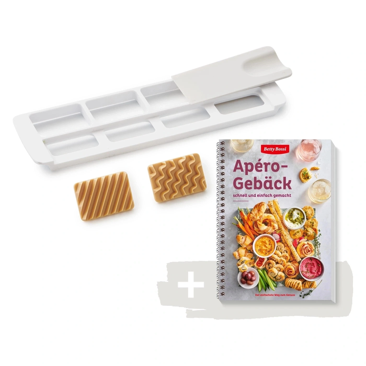 Backform und Kochbuch für Apéro-Gebäck