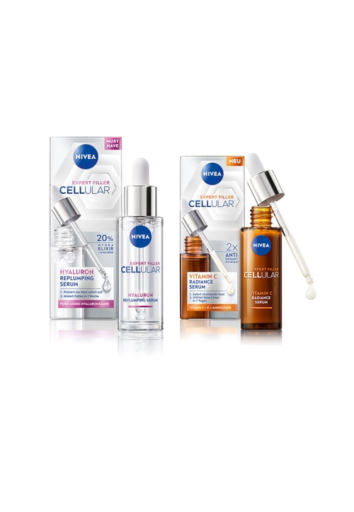 NIVEA CELLULAR Expert Hyaluron Serum 30ml + Vitamin C Serum 30ml Set