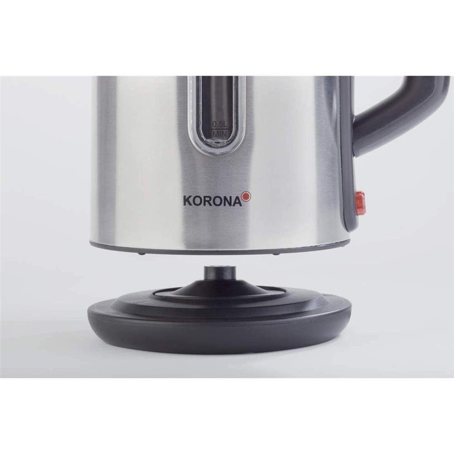 KORONA Wasserkocher 20350 1,7L 360° kabellos Retro-Stil 2200W Edelstahl NEU