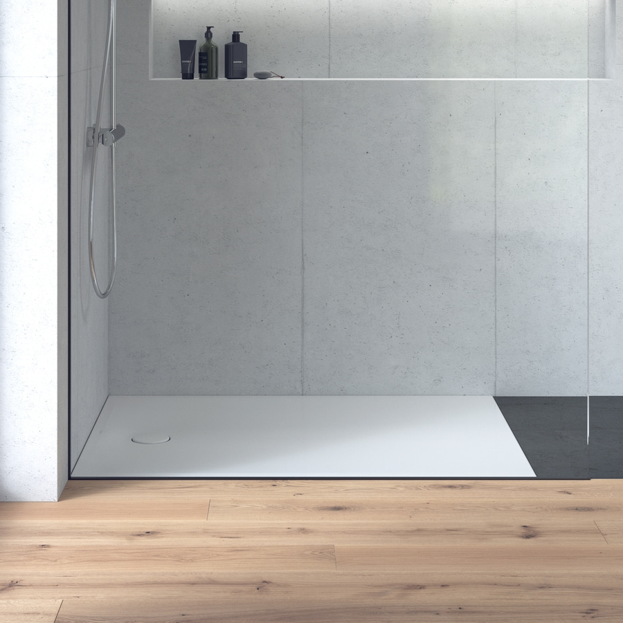 DURAVIT Bodenbündige Duschwanne Tempano 1400x1000 mm Rechteck Weiß