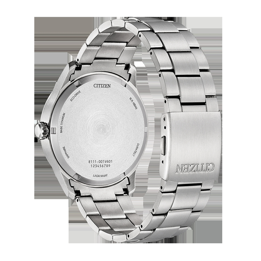 CITIZEN Herren Armbanduhr BM7570-80X Eco-Drive Titan 42 mm Datum B-Ware