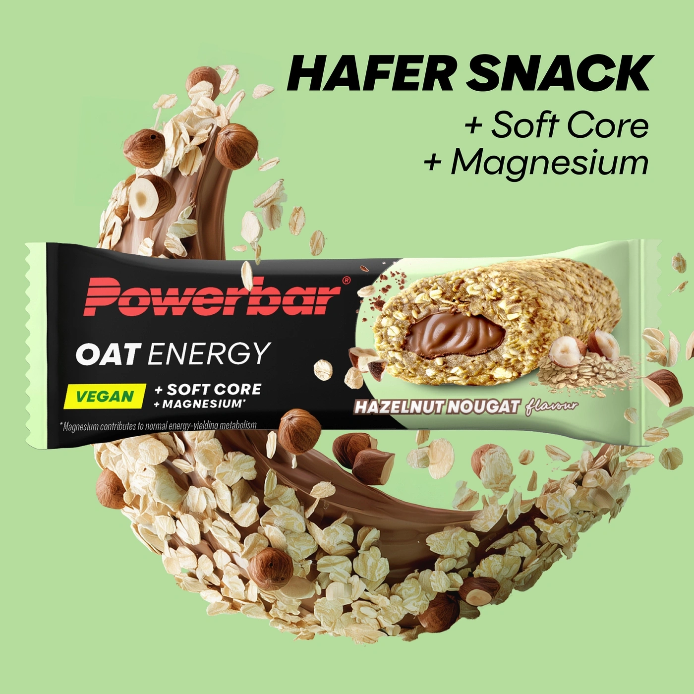 Powerbar Hafer Snack mit Haselnussnougat und weichem Kern