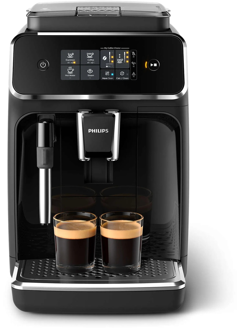 PHILIPS Kaffeevollautomat 2200 Series EP2221/40 Milchaufschäumer Schwarz NEU