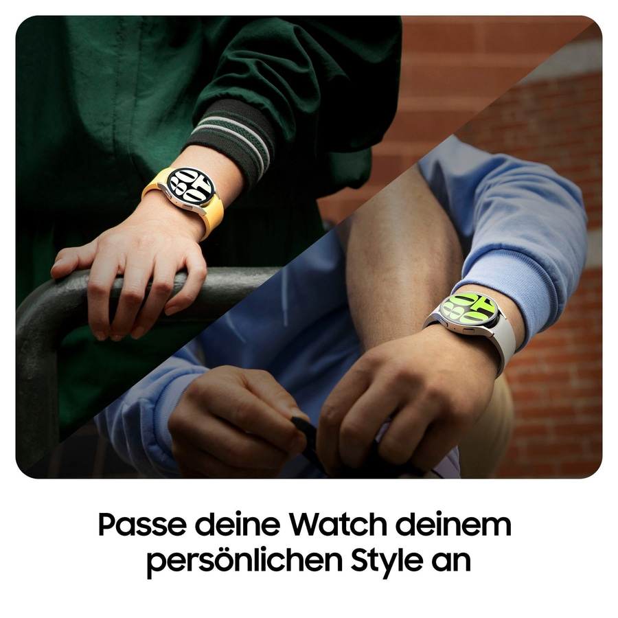 SAMSUNG Smartwatch Watch 6 Wear OS OLED Bluetooth WiFi silber B-WARE