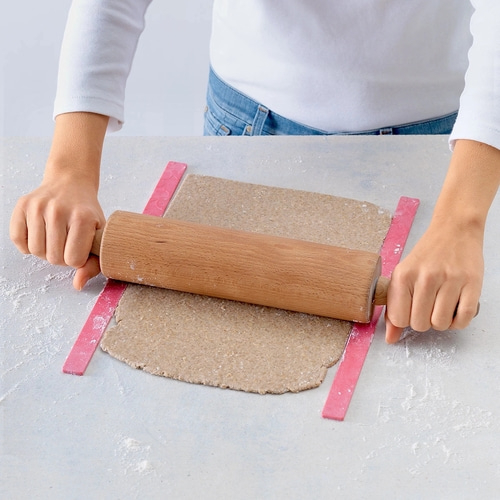 BETTY BOSSI Cracker Roller Knäckebrot Teigroller Kunststoff Snacks Violett NEU