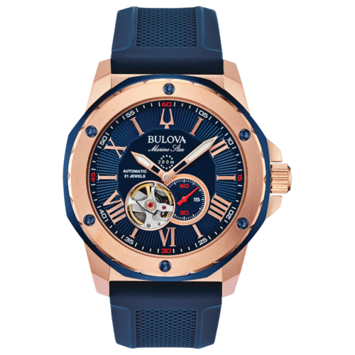 BULOVA 98A227 Armbanduhr Automatikuhr Herrenuhr Edelstahl 45 mm B-Ware