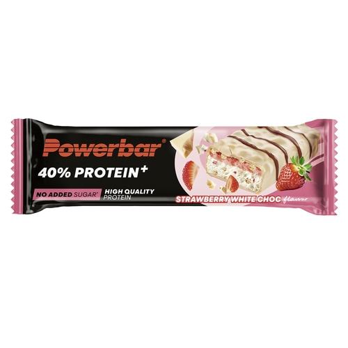 POWERBAR High Protein Riegel Strawberry White Choc 40% Protein + Crisp 12x 40 g