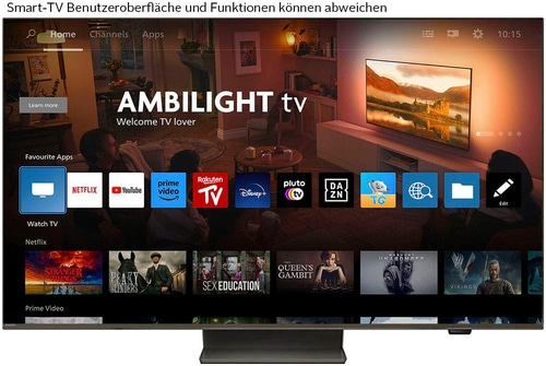 PHILIPS 65PUS8609/12 LED-Fernseher 164/65 Zoll 4K UHD Ambilight Smart-TV B-WARE