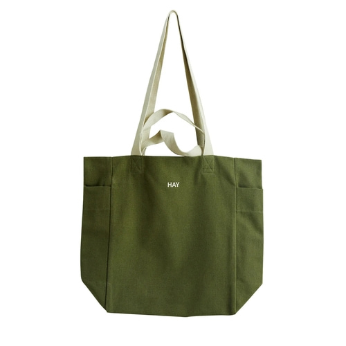 HAY Tasche Everyday ToteBag Green Tragetasche Stofftasche Baumwolle olivgrün NEU