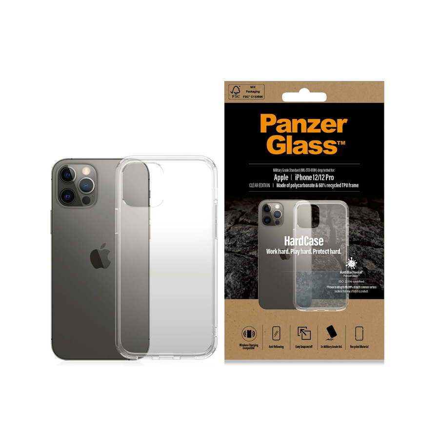 PanzerGlass™ Apple iPhone 12 Pro Hardcase Cover Transparent Das Original NEU