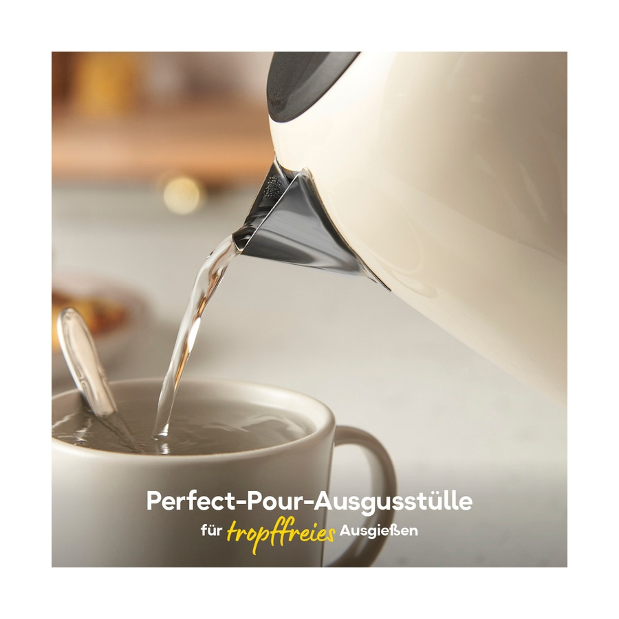 RUSSELL HOBBS Wasserkocher Colours Plus Jasmine 28510-70 1,7L 2400W Cremeweiß