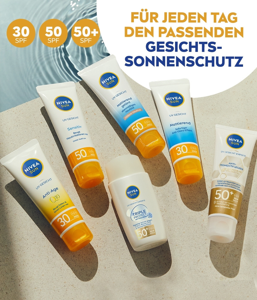 NIVEA SUN UV Face W630 Anti-Pigmentflecken Sonnenschutz LSF 50+ 40ml