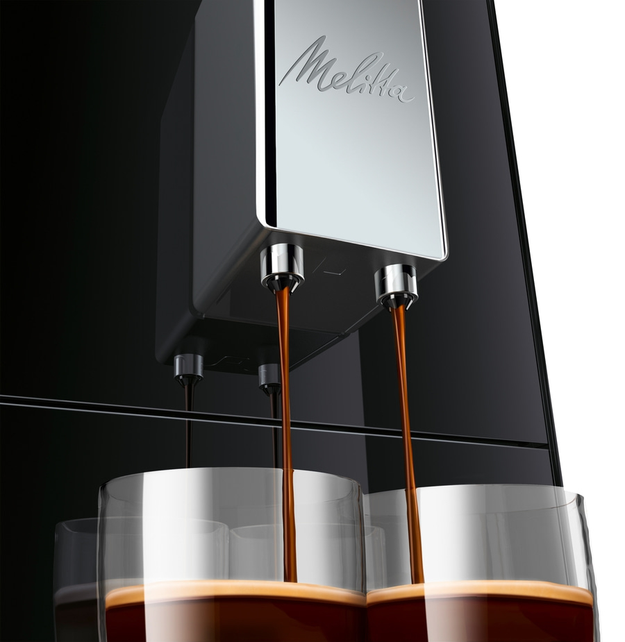 MELITTA Kaffeevollautomat Solo E950-201 Espressomaschine kompakt schwarz
