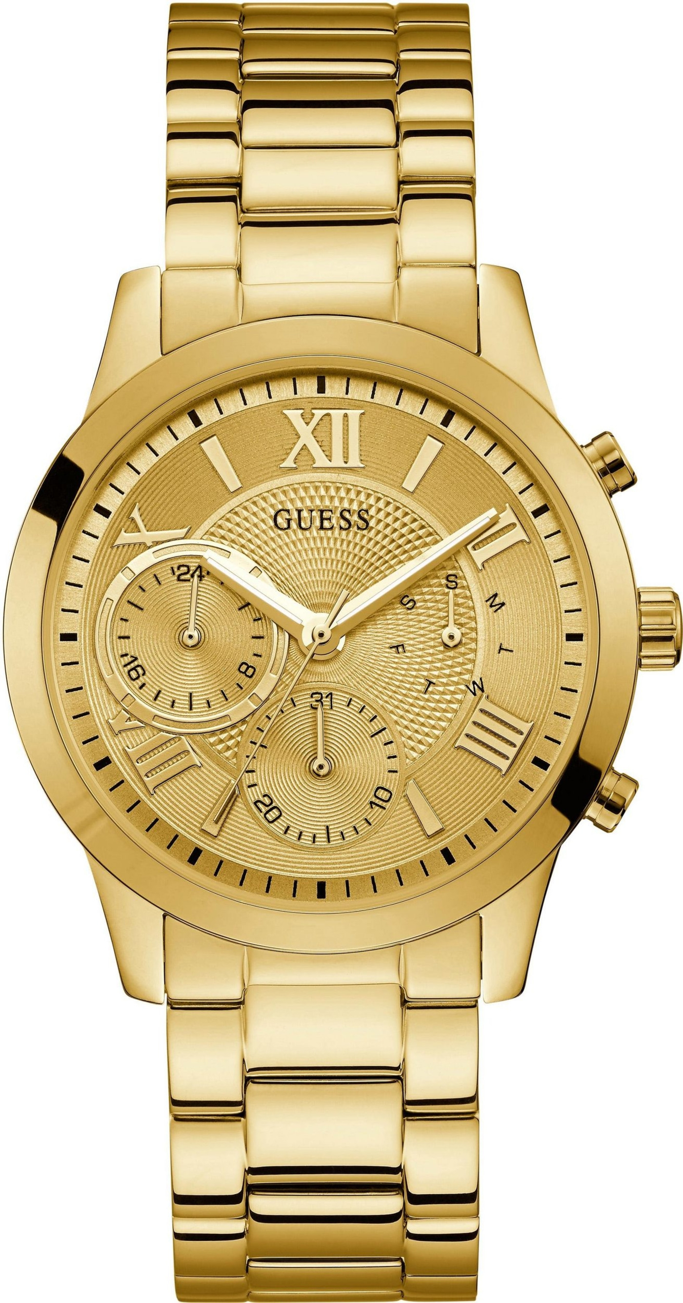 GUESS Damen Armbanduhr Multifunktionsuhr SOLAR W1070L2 Damenuhr Uhr