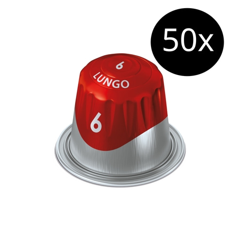 50x Jacobs Kaffeekapseln Lungo 6 Classico Nespresso®* kompatibel