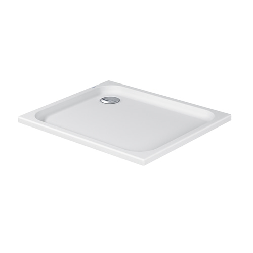 DURAVIT Duschwanne D-Code 1000 x 800mm Weiß Rechteck Ablaufdurchmesser 90mm