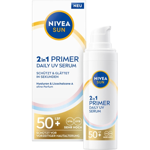 NIVEA Set Q10 Anti-Falten EXPERTE Dual Action Serum + 2in1 Primer Daily UV Serum