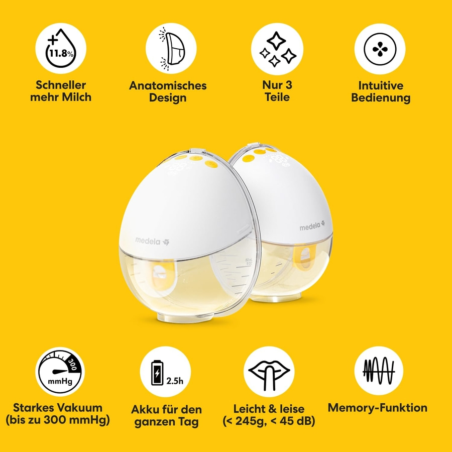 MEDELA Motion InBra tragbare elektrische Milchpumpe tragbar