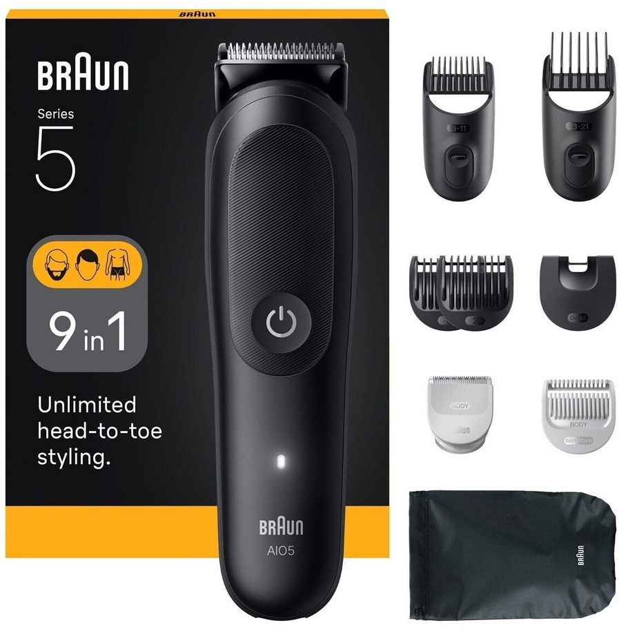BRAUN Haar- und Bartschneider AIO5540 Barttrimmer Haarschneider Akku B-Ware