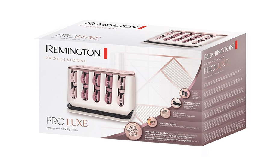 REMINGTON Lockenwickler H9100 PROluxe aufheizbar 20 Wickler 2 Größen OPTIheat