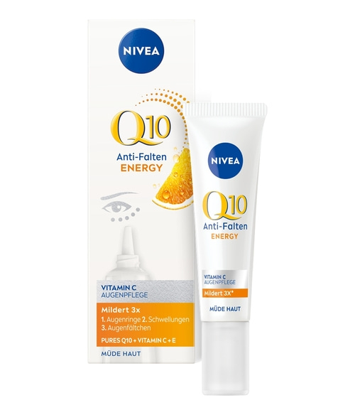 NIVEA Anti-Age Q10 Anti-Falten ENERGY Augenpflege Vitamin C+E straffend 15ml