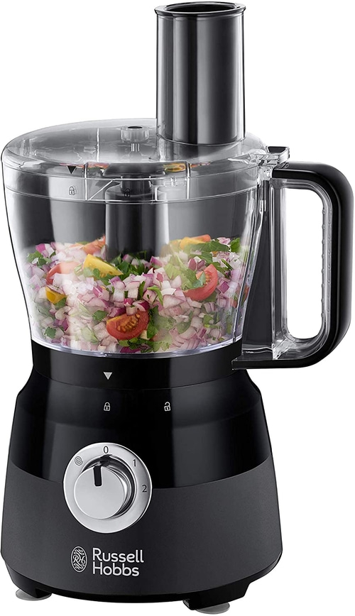 RUSSELL HOBBS Küchenmaschine Matte Black 24732-56 Food Processor Standmixer 600W