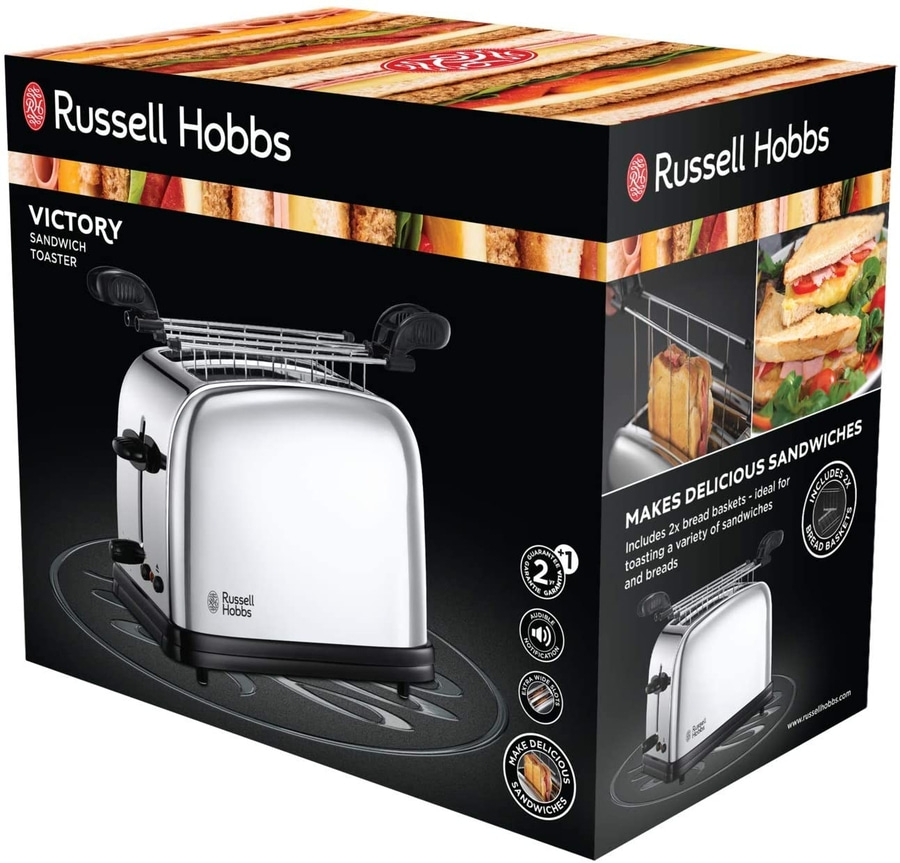 Russell Hobbs Victory Sandwich Toaster, ideal für Sandwiches und Brot.