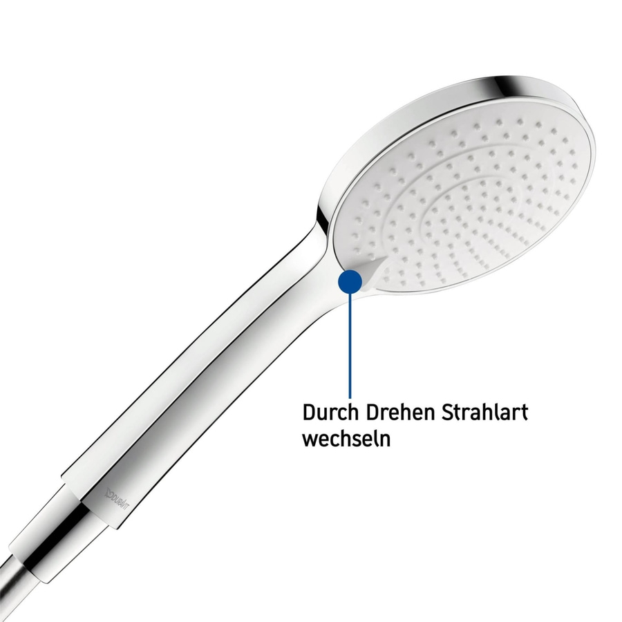 DURAVIT Handbrause 3jet 110 MinusFlow Duschbrause Duschkopf Regendusche NEU