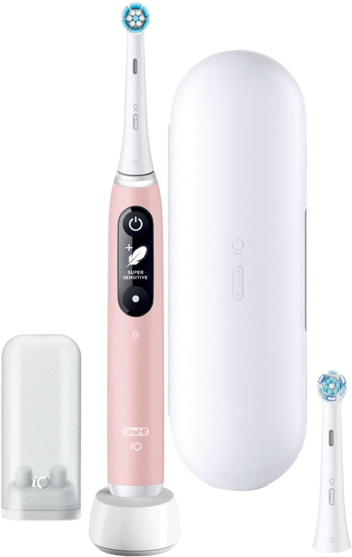 BRAUN Oral-B iO 6N elektrische Zahnbürste 5 Programme Display Pink Sand B-Ware