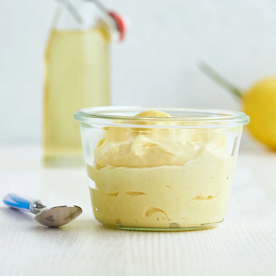 BETTY BOSSI Saucen-Blitz Sauce Handmixer Kunststoff Silikon Metall Grau