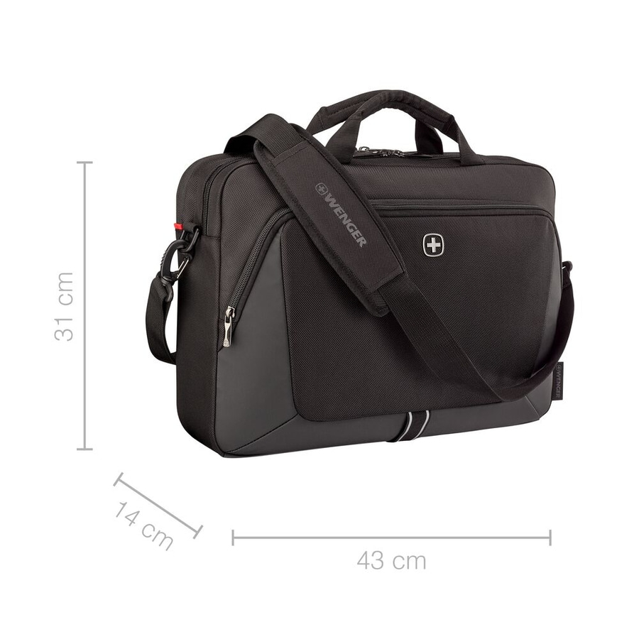 WENGER Laptop-Aktentasche XE Brief 16" Laptop 18 Liter Tablet-Fach Schwarz