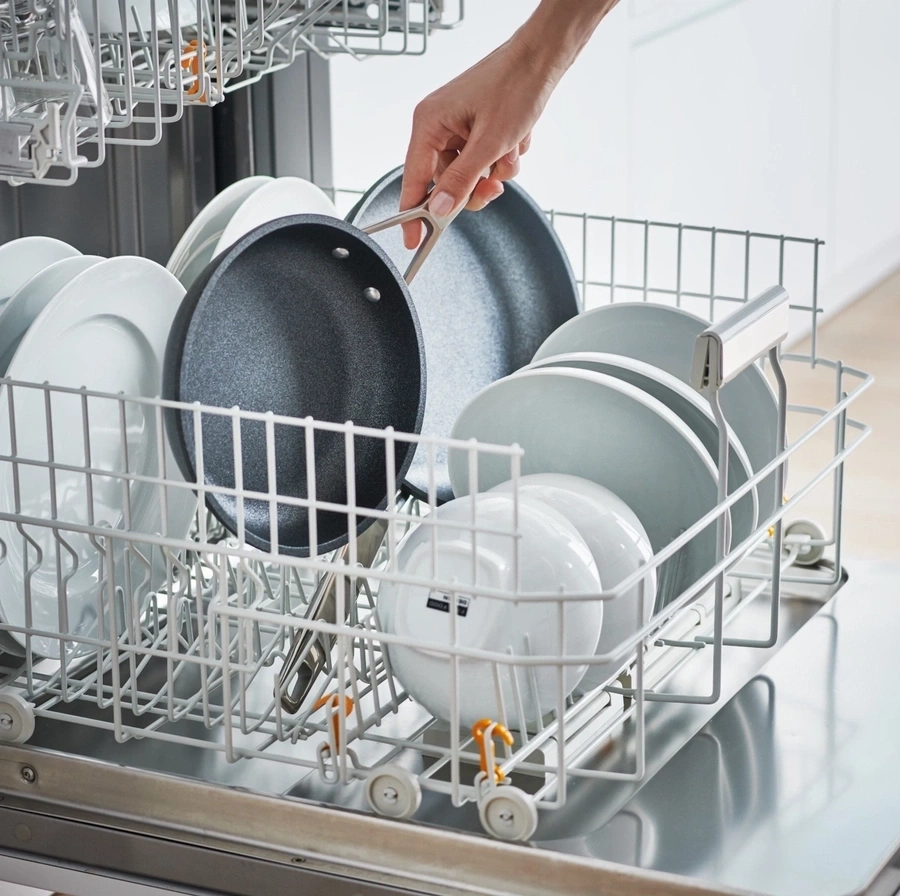 BETTY BOSSI Bratpfanne Premium 24 cm Aluguss Induktion bis 230°C