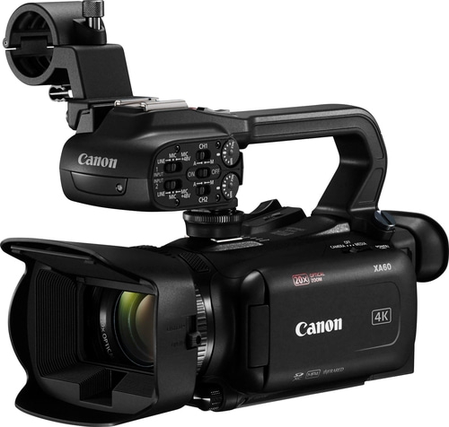 Canon XA60 Camcorder, 4K-Video, 20x optischer Zoom, professionelle Aufnahme, MP4, Infrarot, Kamera