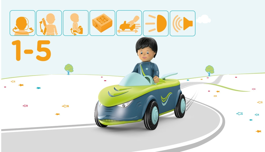 TODDYS by SIKU Dave Divey 0105 3-teiliges Fahrzeug Spielfigur Spielzeug