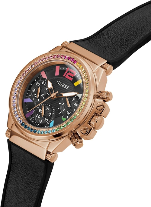 GUESS Damenarmbanduhr CHARISMA GW0562L3 Quarz Multifunktion Datum 38mm B-WARE