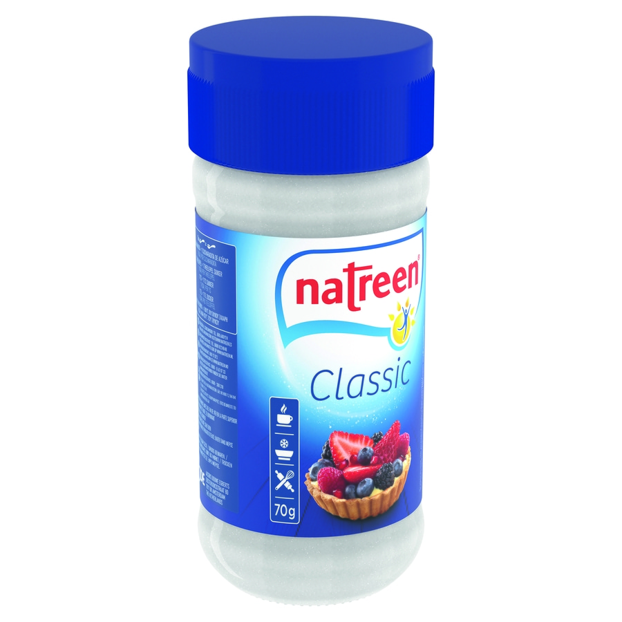 NATREEN® Süßstoff Classic Streusüße Granulat 12 x 70 g kalorienarm Zuckerersatz